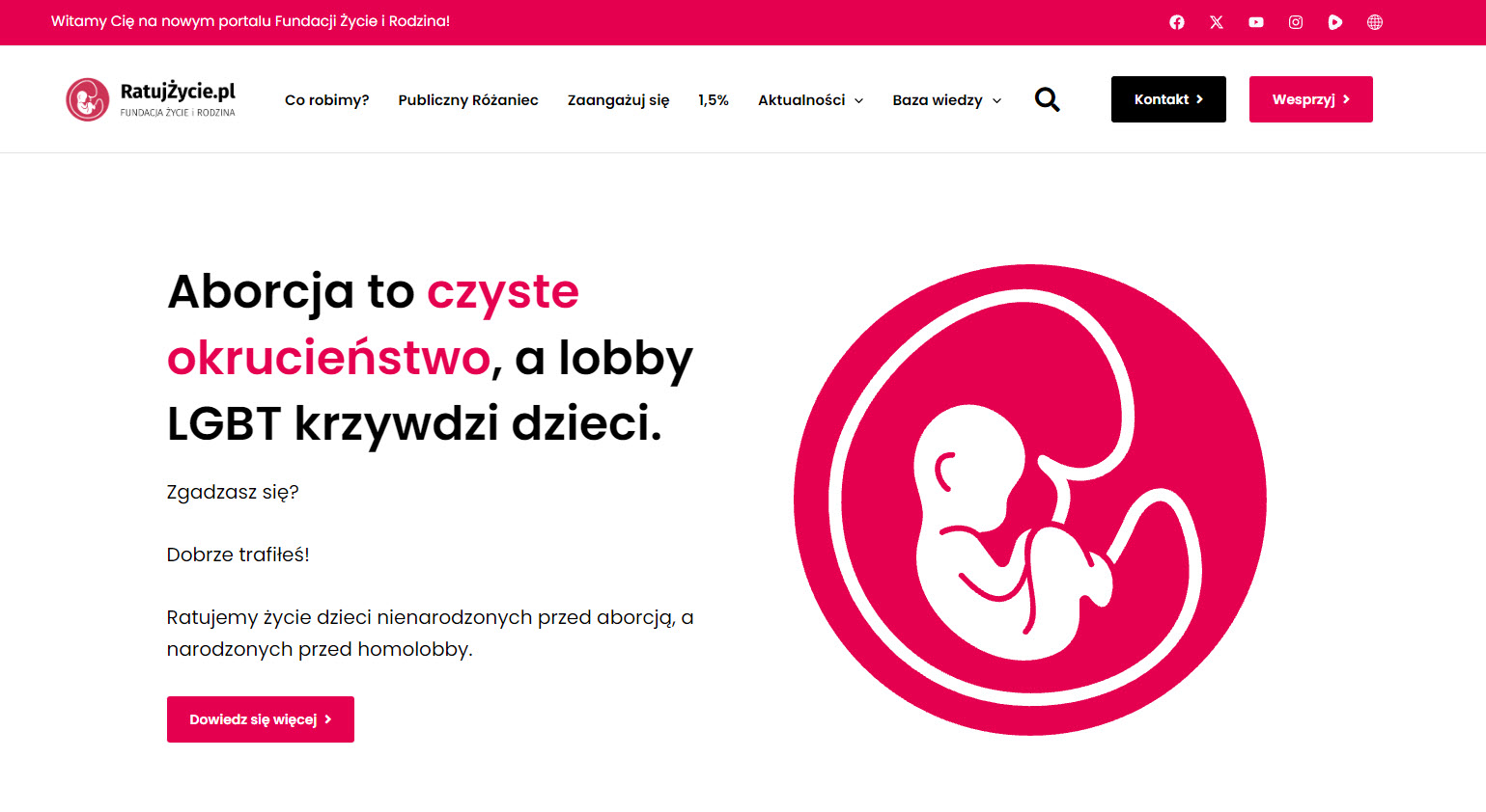 Jakie działania prowadzi Fundacja Życie i Rodzina w przestrzeni publicznej?