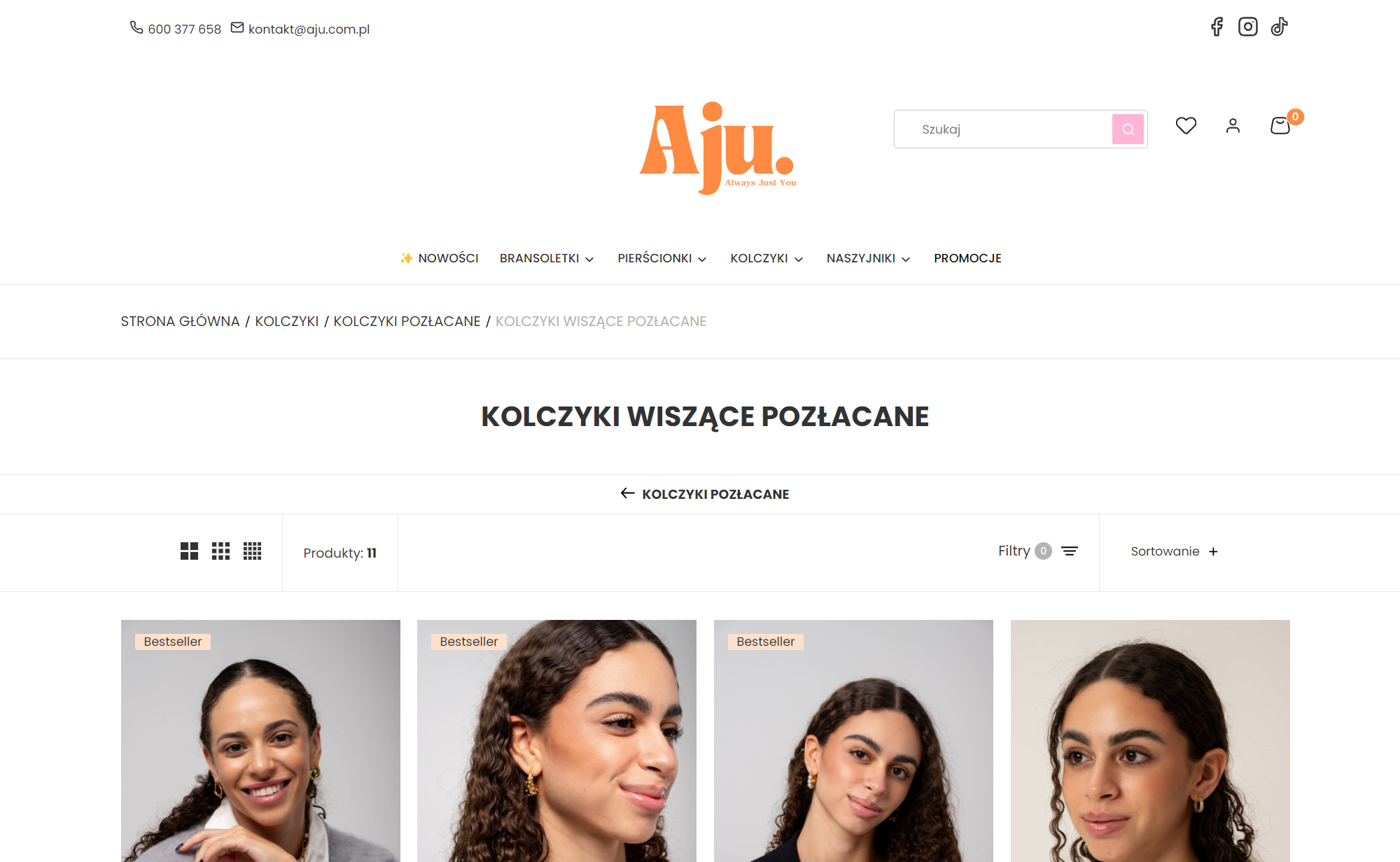 Kolczyki wiszące czy sztyfty - co lepiej wybrać na co dzień?