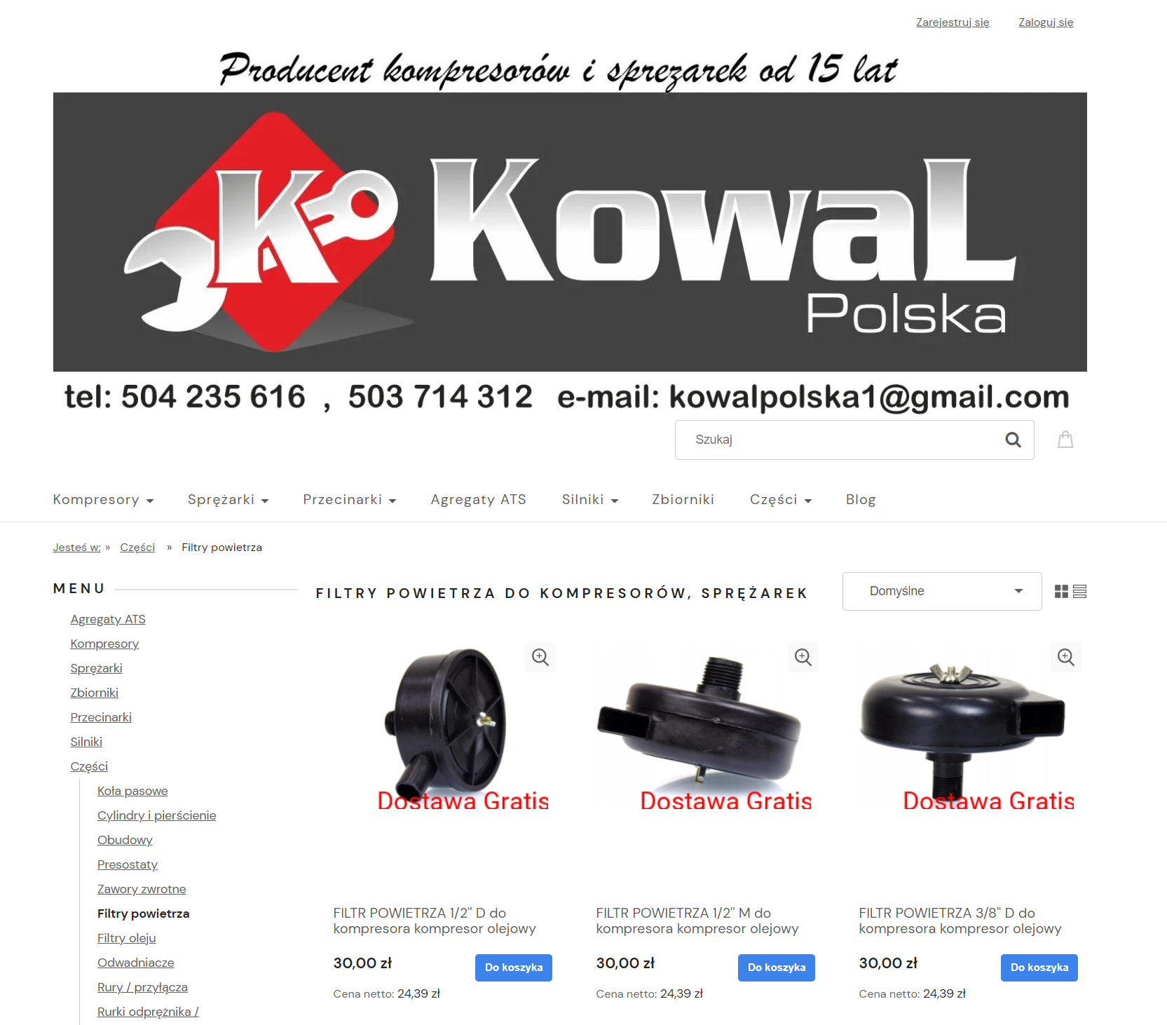 Po czym poznać, że filtry powietrza do kompresorów wymagają wymiany lub przeglądu?