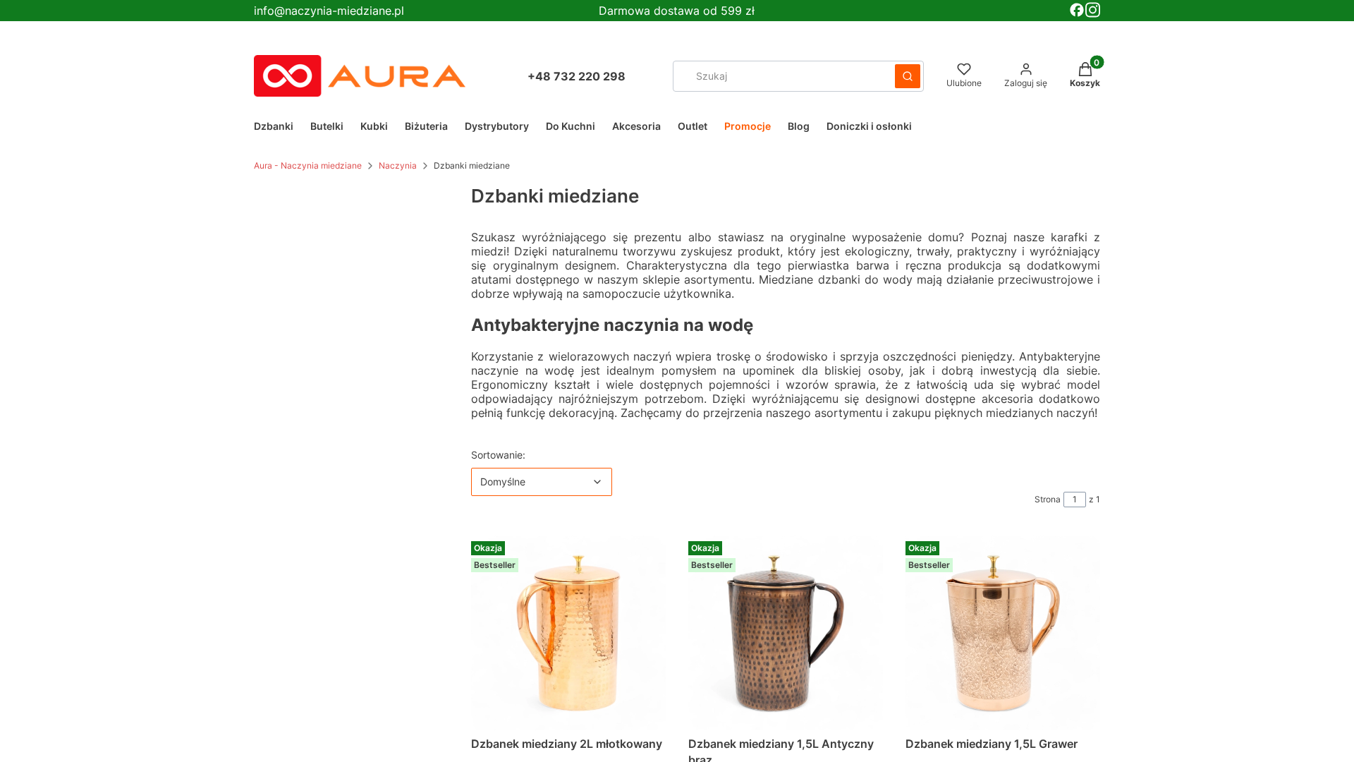 Jak wybrać miedziane dzbanki na wodę do codziennego użytku?