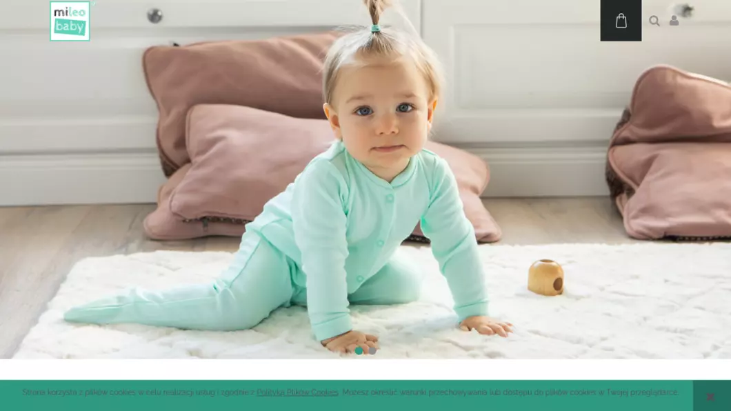 Ubranka dla niemowląt - MiLeo Baby - zrzut ekranu