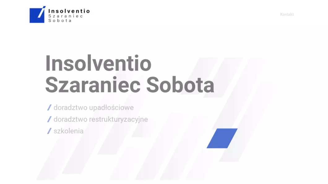 Kancelaria prawna Kraków - Insolventio Szaraniec Sobota S.A. - zrzut ekranu