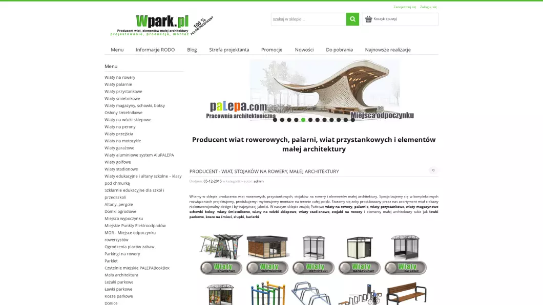 Wpark.pl - zrzut ekranu