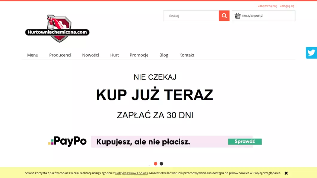 Hurtowniachemiczna.com - zrzut ekranu